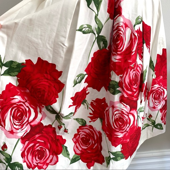 NWOT Roses Floral Swing Dress (Sz 6) - Picture 10 of 11